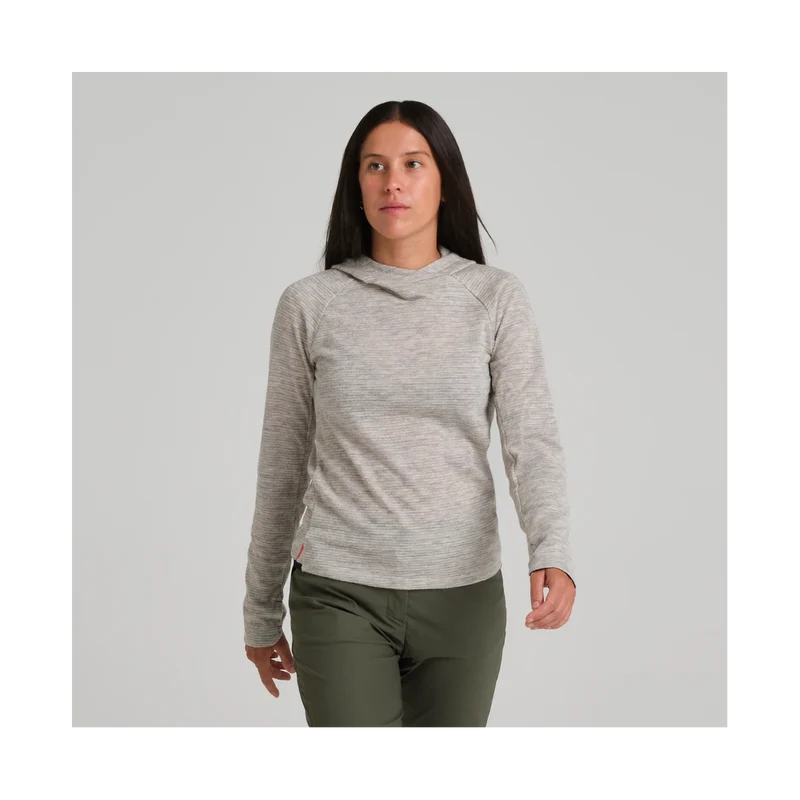 Montura Versante Merino Hooded L/S Tee W Oxford Tan