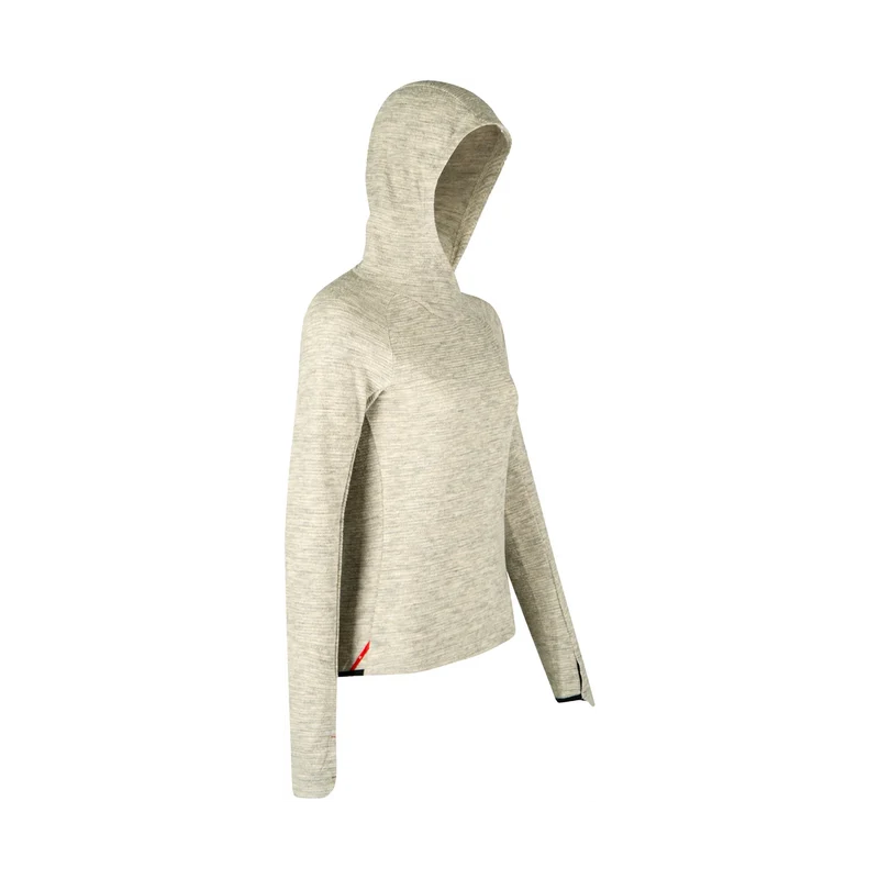 Montura Versante Merino Hooded L/S Tee W Oxford Tan