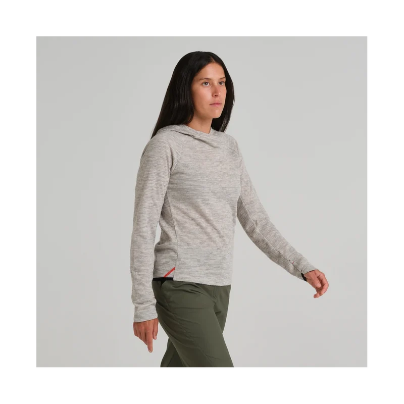 Montura Versante Merino Hooded L/S Tee W Oxford Tan