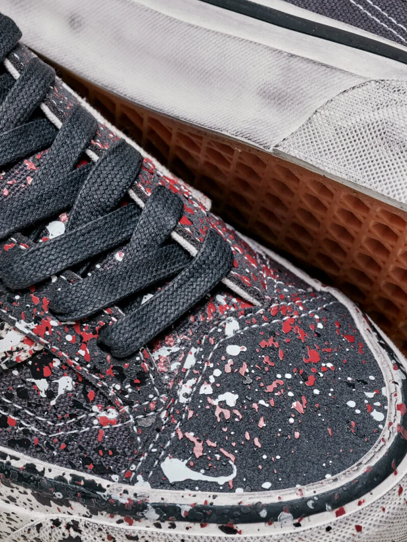 Premium LX Old Skool 36 Paint Splatter 'Charcoal Grey'
