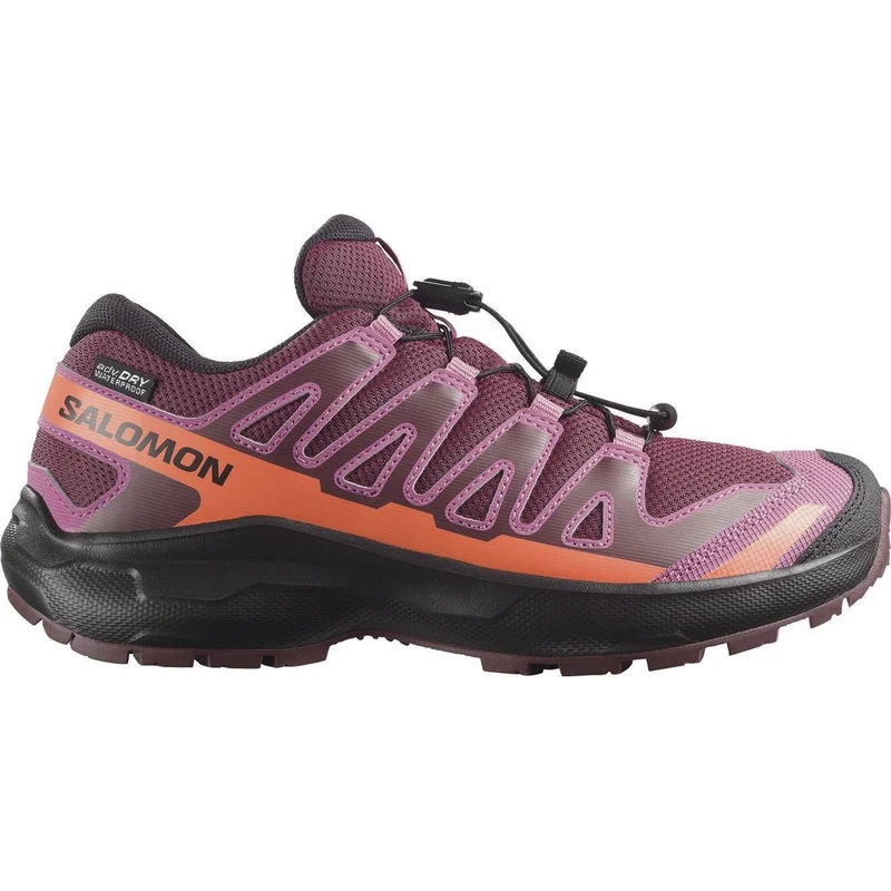 Salomon XA PRO Waterproof Kinder Wanderschuh huckleberry-black-nectarine