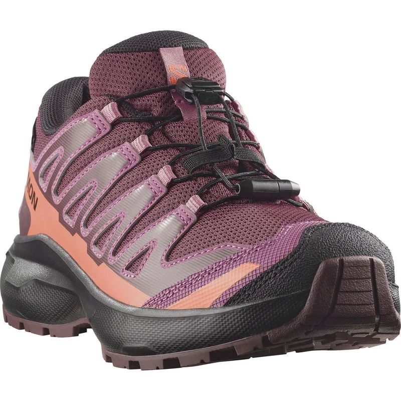 Salomon XA PRO Waterproof Kinder Wanderschuh huckleberry-black-nectarine