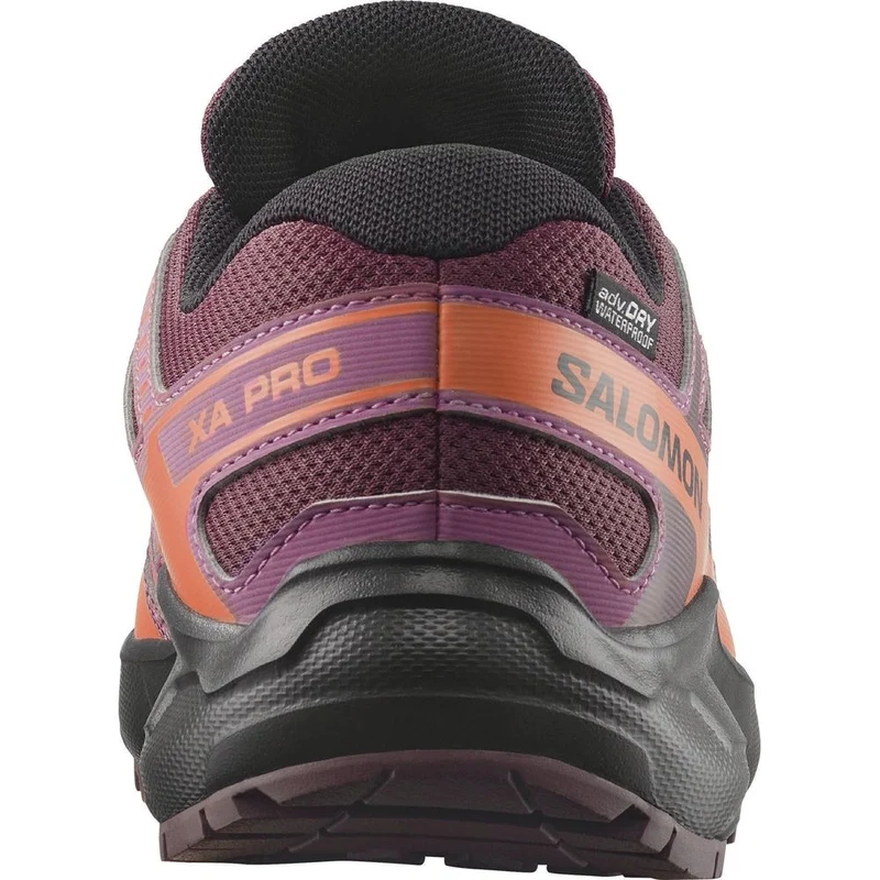 Salomon XA PRO Waterproof Kinder Wanderschuh huckleberry-black-nectarine