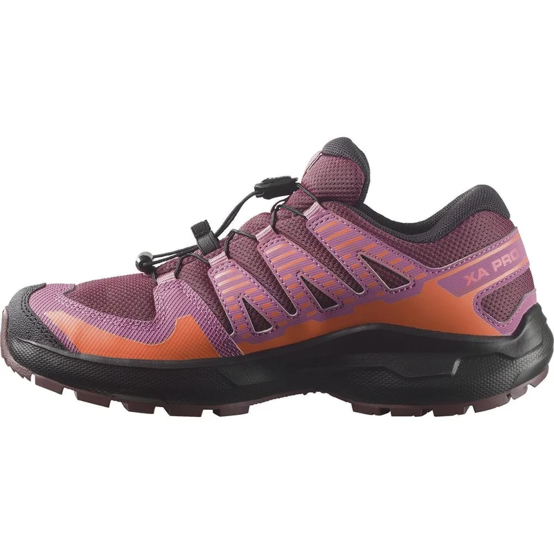 Salomon XA PRO Waterproof Kinder Wanderschuh huckleberry-black-nectarine