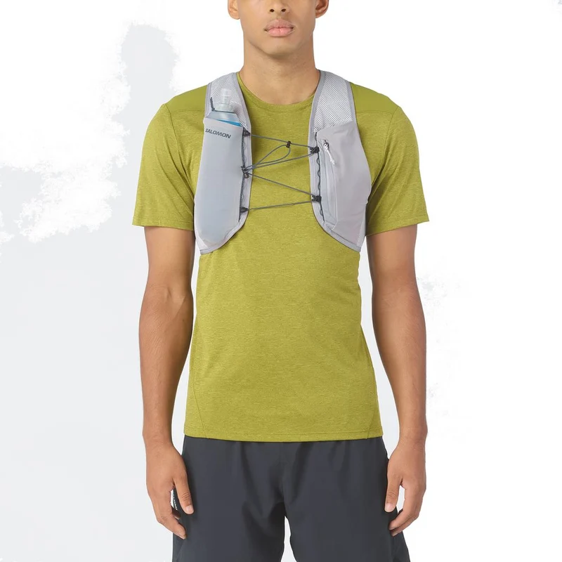 Salomon Hydra Access 4 One Flask Alloy/gray Viol Laufrucksack alloy-gray-violet-spellbound
