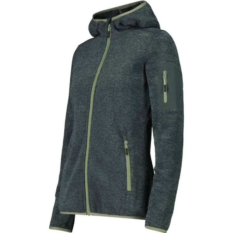 CMP Jacket Fix Hood Damen Fleecejacke jungle
