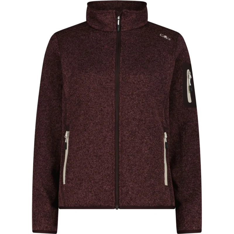 CMP Jacket Damen Fleecejacke black-berry-lighter