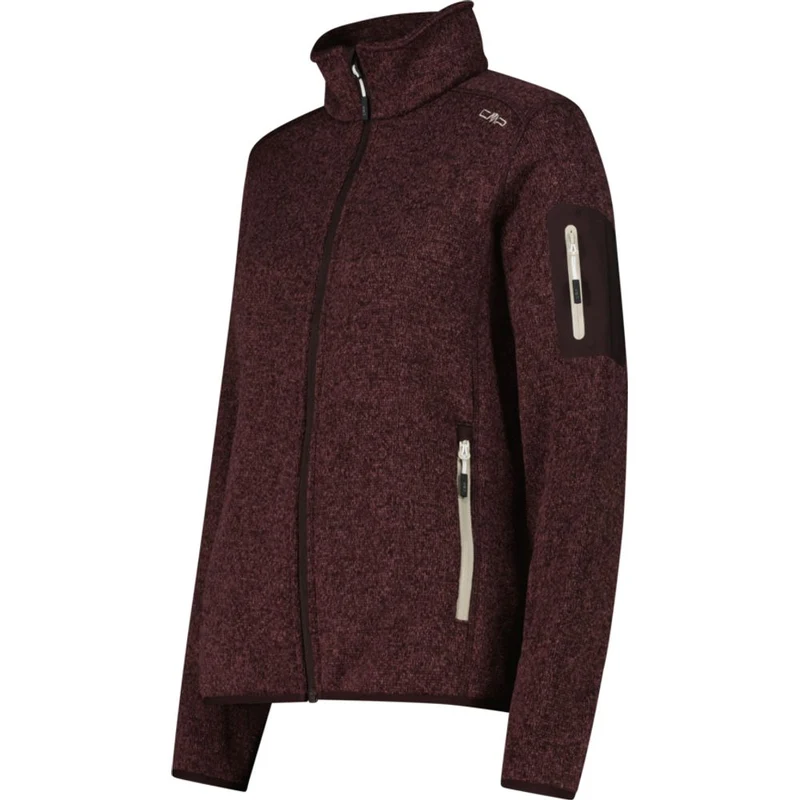 CMP Jacket Damen Fleecejacke black-berry-lighter
