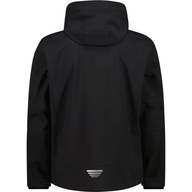 CMP Jacket Zip Hood Herren Softshelljacke nero-caramel