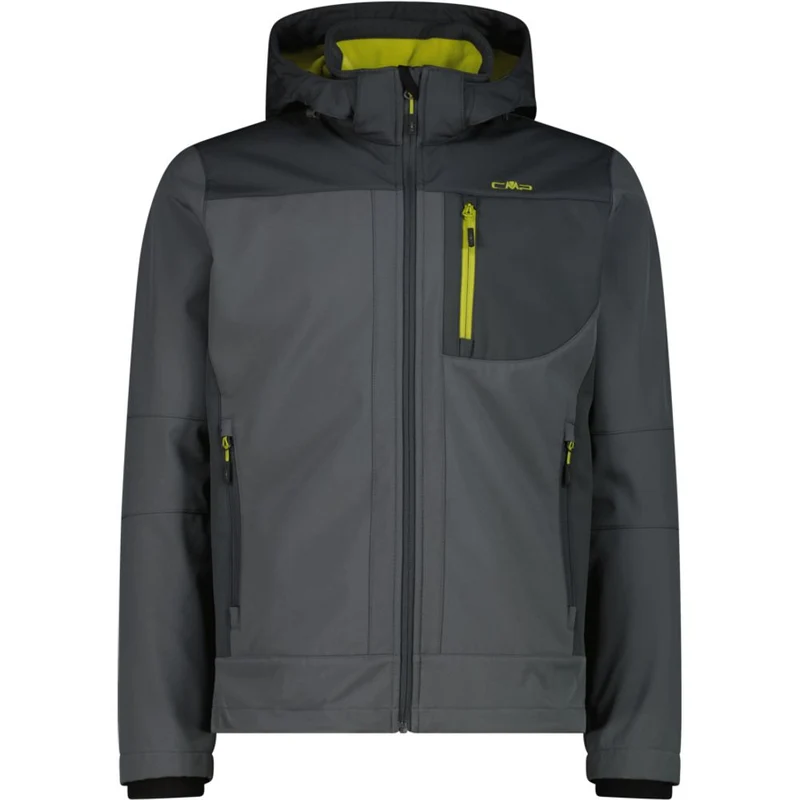 CMP Jacket Zip Hood Herren Softshelljacke jungle-black-pine