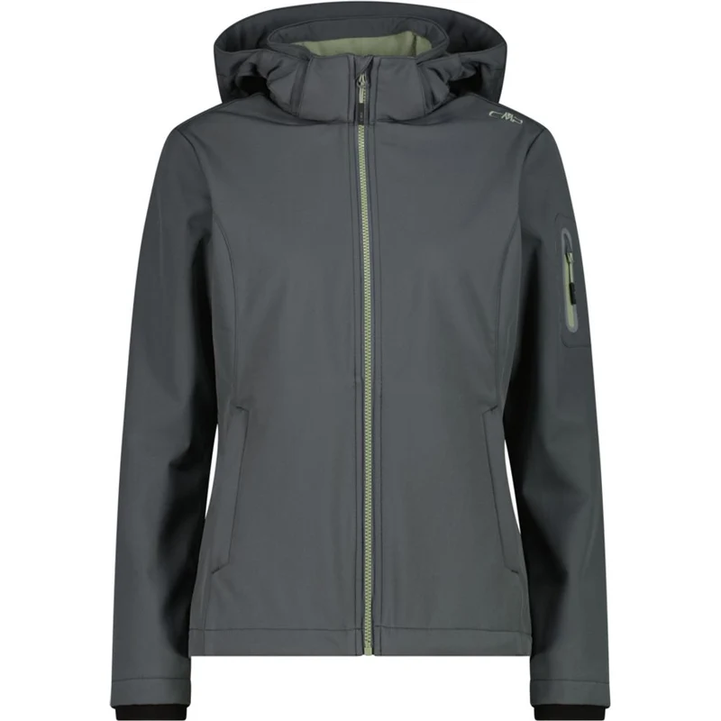 CMP Jacket Zip Hood Damen Softshelljacke jungle