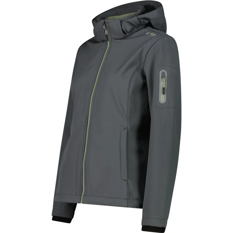 CMP Jacket Zip Hood Damen Softshelljacke jungle
