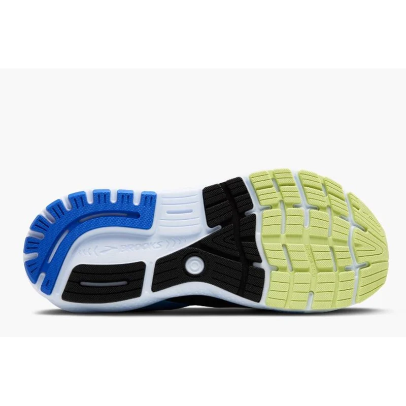 Brooks Ghost 16 Men black cobalt neo yellow