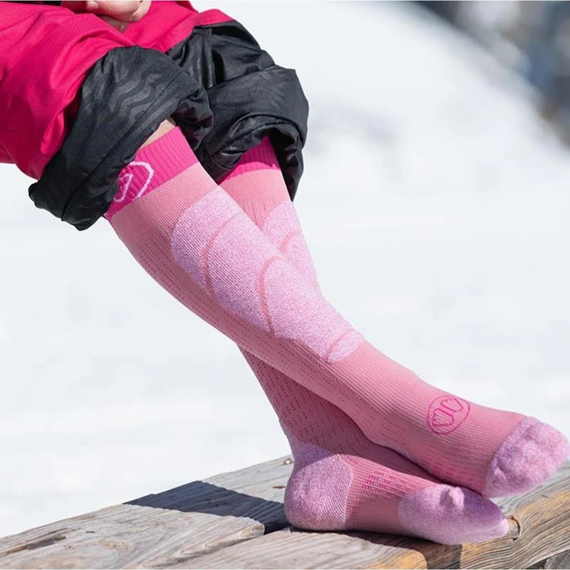 Sidas Ski Merino Junior rosa/violett