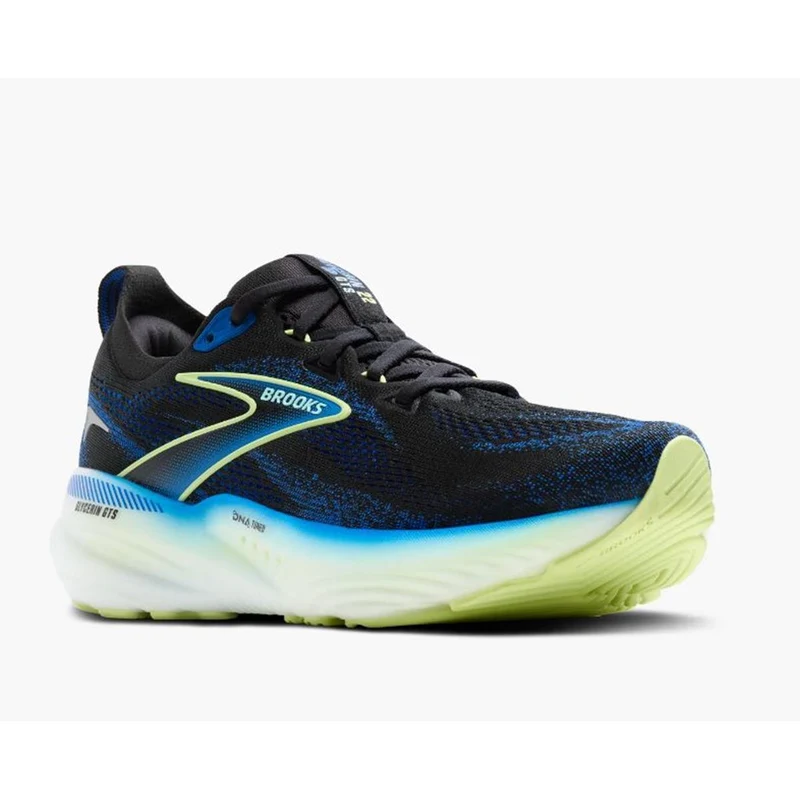 Brooks Glycerin GTS 22 Men black cobalt neo yellow