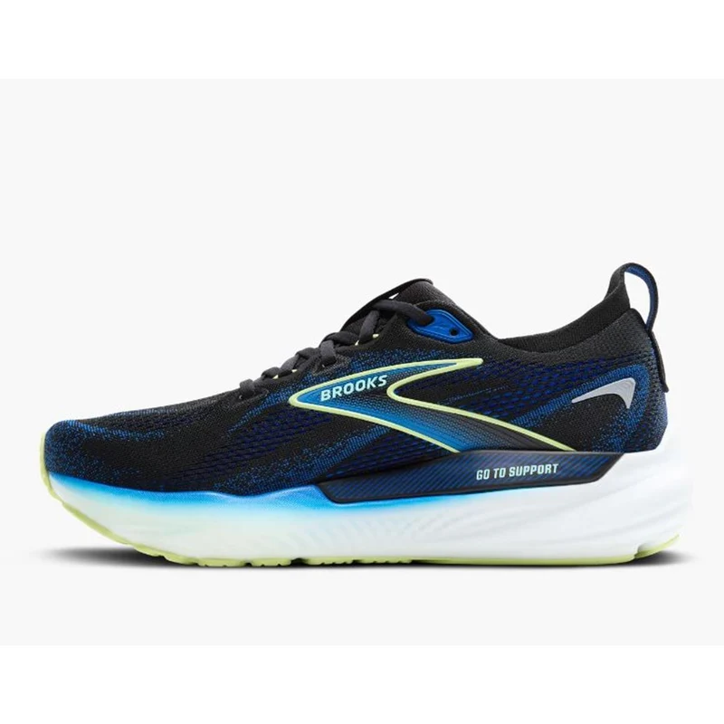 Brooks Glycerin GTS 22 Men black cobalt neo yellow