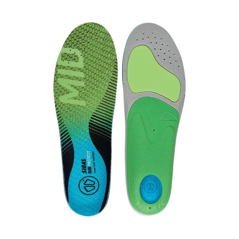 Sidas 3Feet Run Protect Insoles Mid green