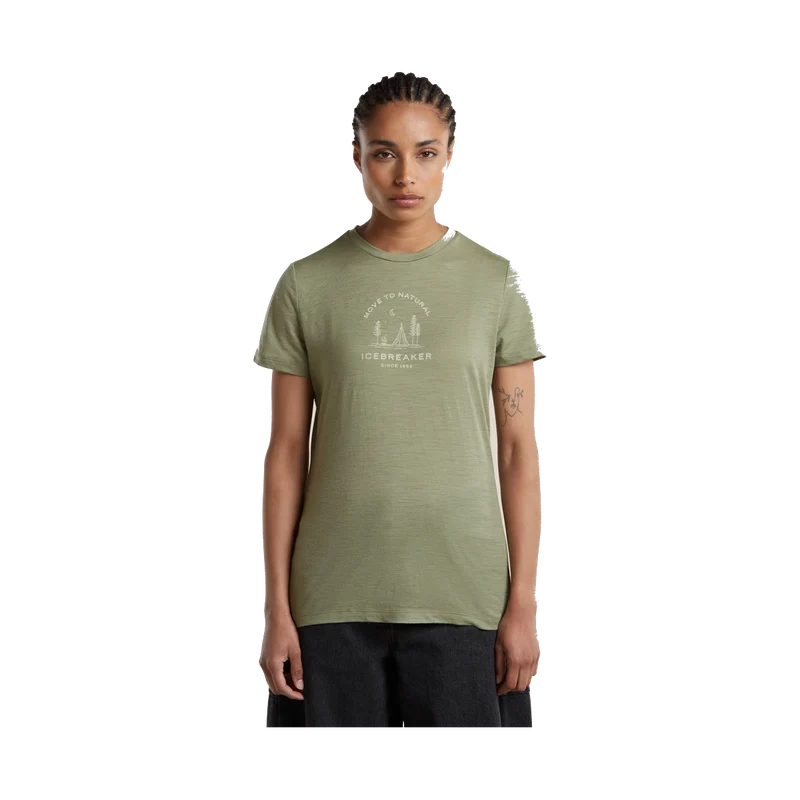 Icebreaker 150 Tech Lite SS Tee PP W Lichen