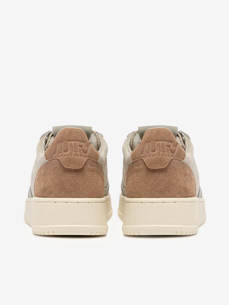 M Medalist Low Tricolor con suede marrone cigar