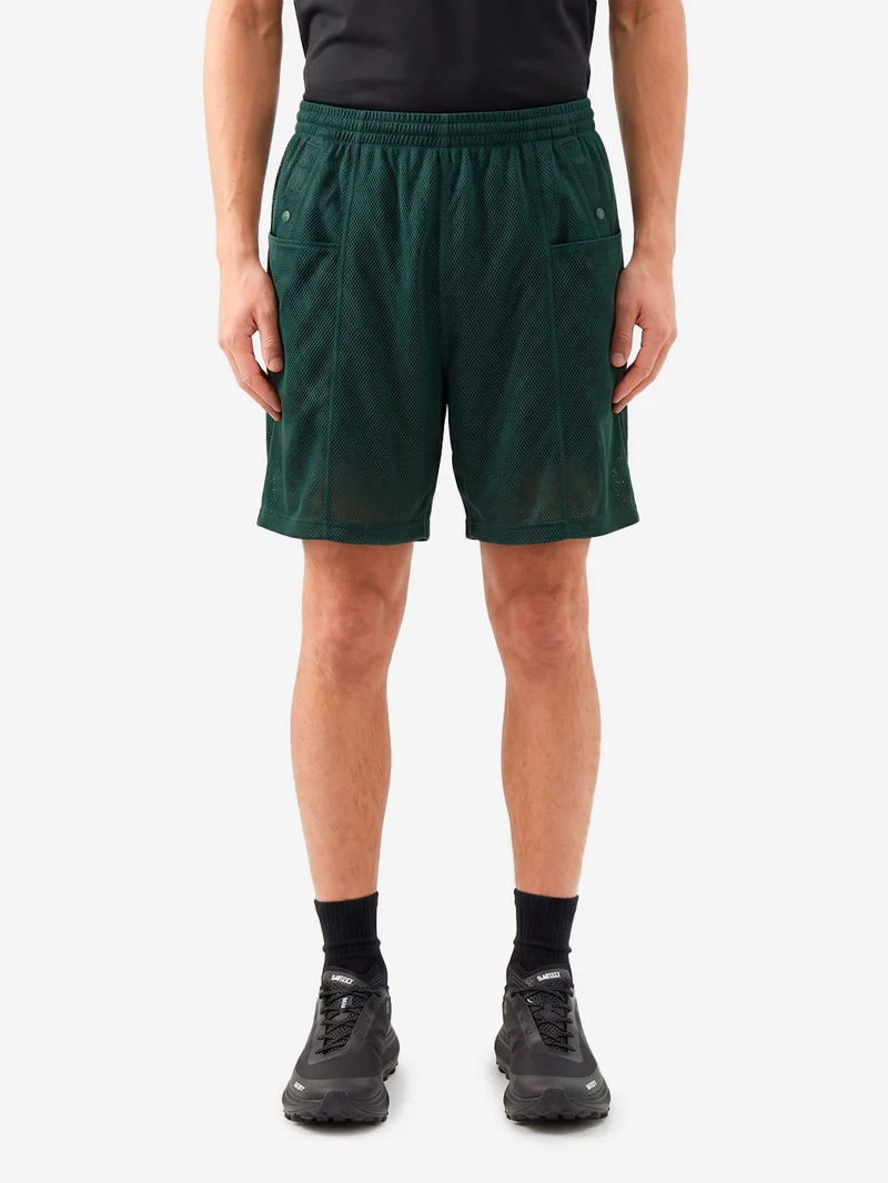 Shorts String CS in mesh verde scuro