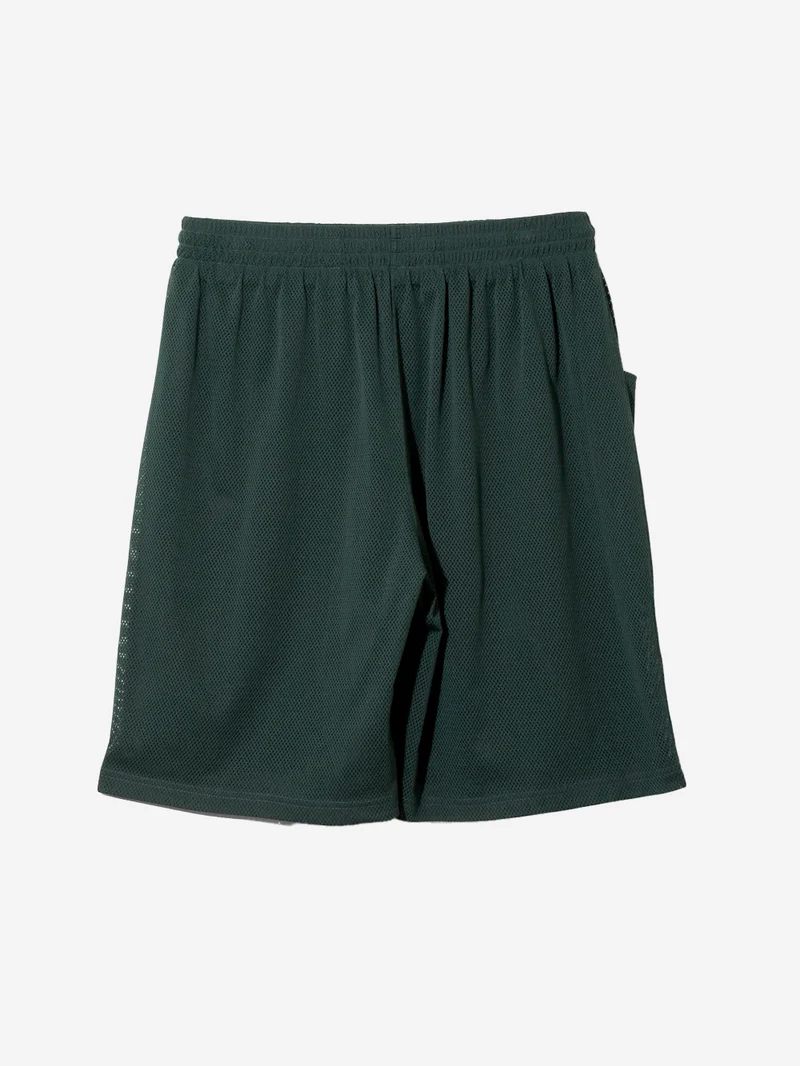 Shorts String CS in mesh verde scuro