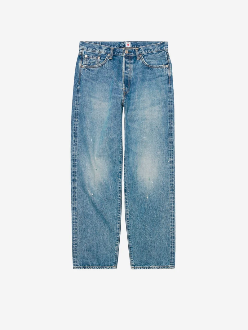 Loose Jeans cimosati blu medio