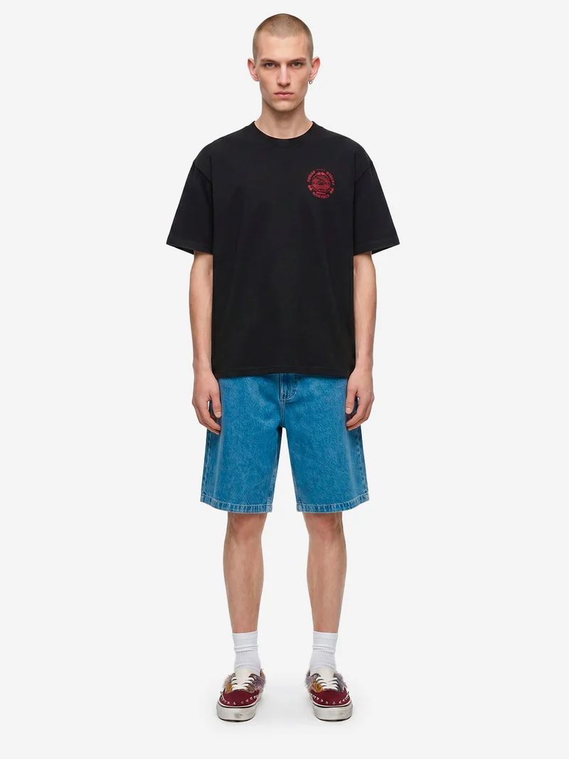 Shorts Worker in denim blu