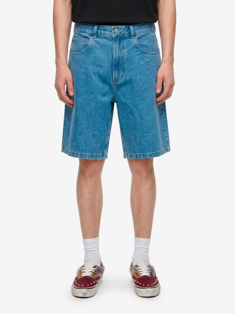 Shorts Worker in denim blu
