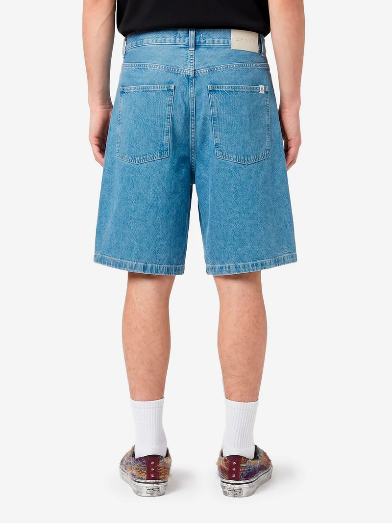 Shorts Worker in denim blu