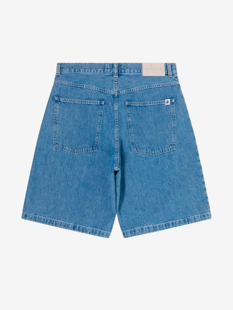 Shorts Worker in denim blu