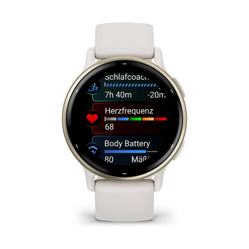 GARMIN vívoactive 5 Ivory/Cream Gold Smartwatch