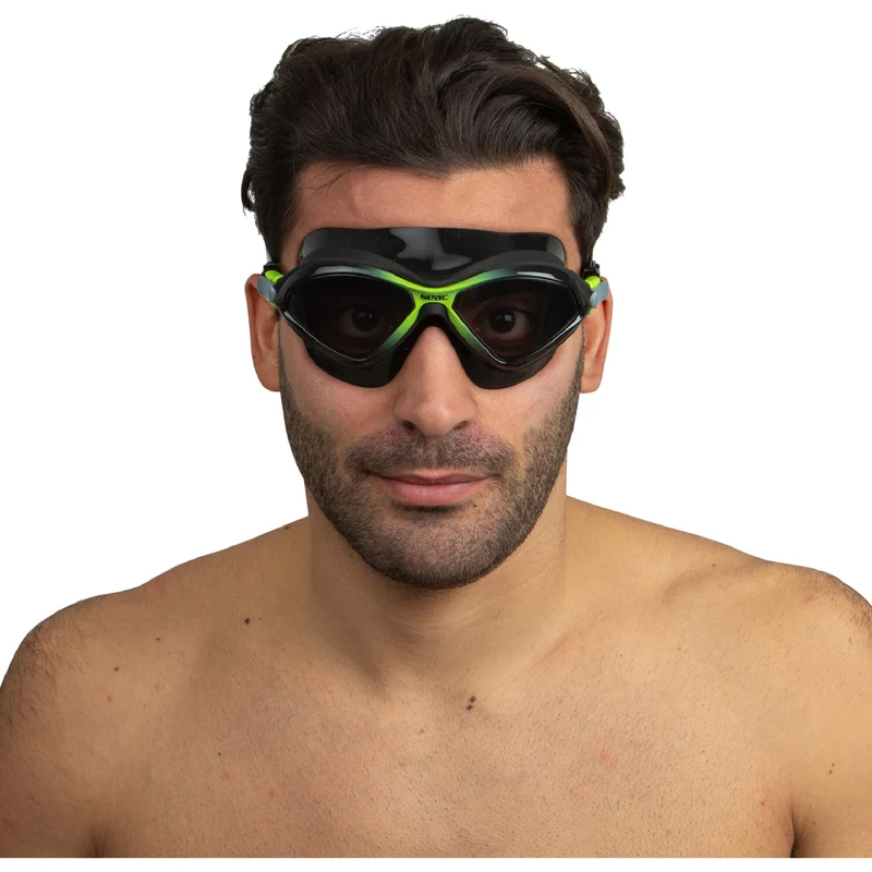 SEAC Herren Schwimmbrille Diablo mit UV-Schutz