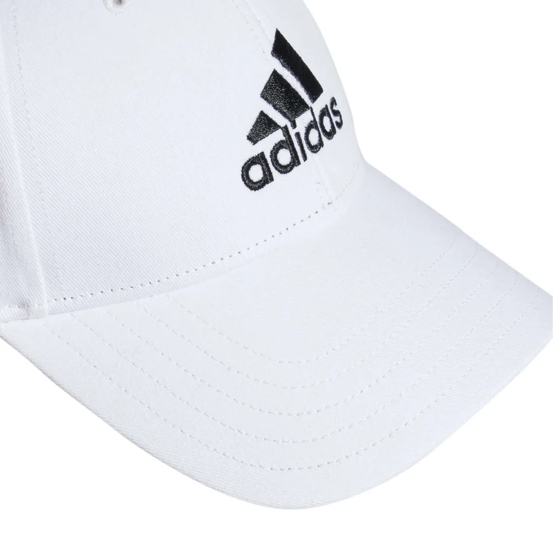 ADIDAS BBALL CAP COT – Baumwollcap Weiß/Schwarz
