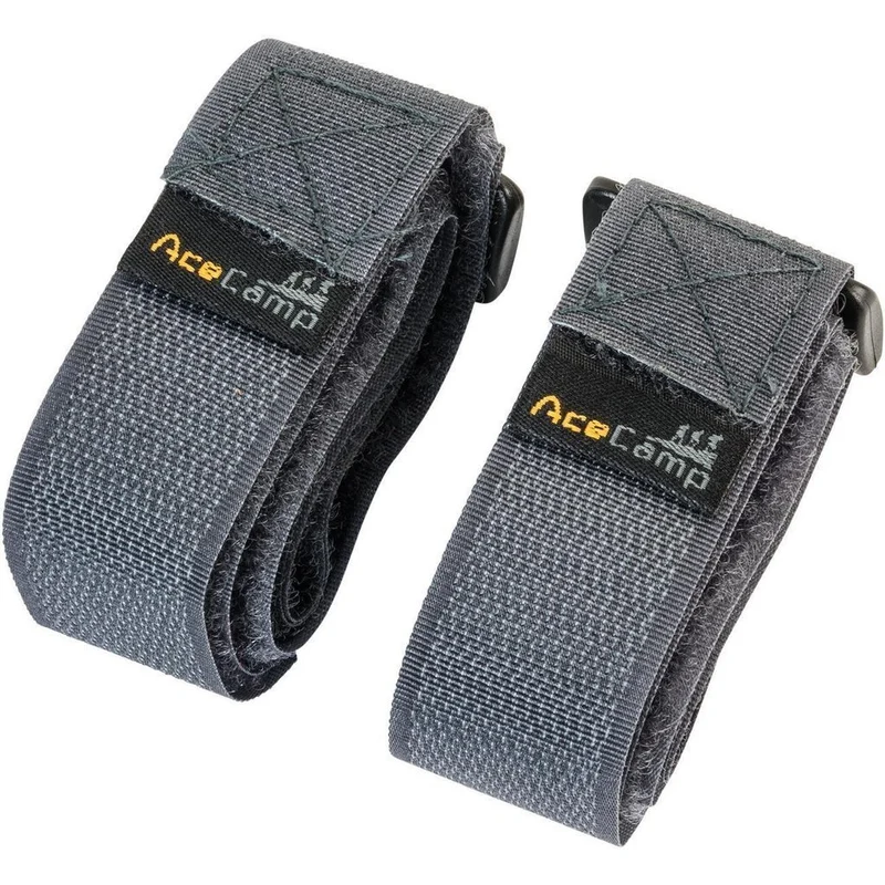 AceCamp Klettgurt 60 cm – 2er Pack, grau