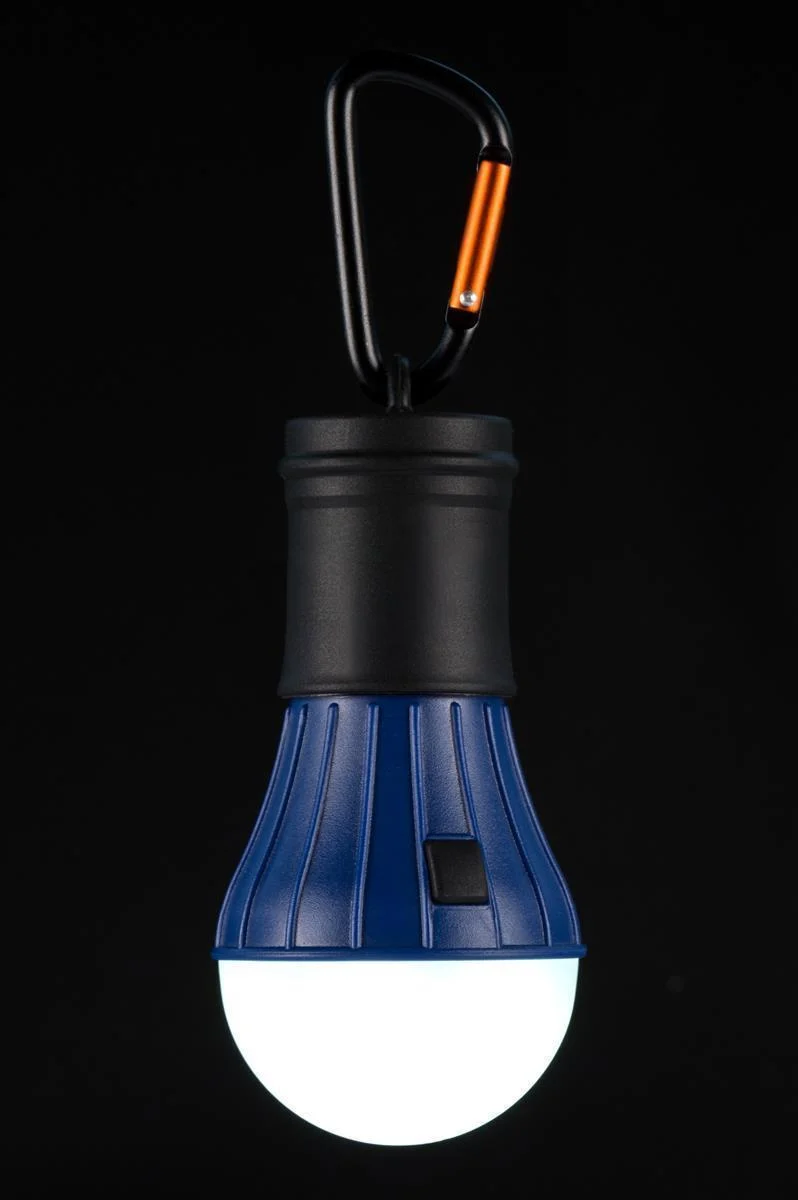 AceCamp LED Zeltlampe Blau mit Karabiner & Batterien