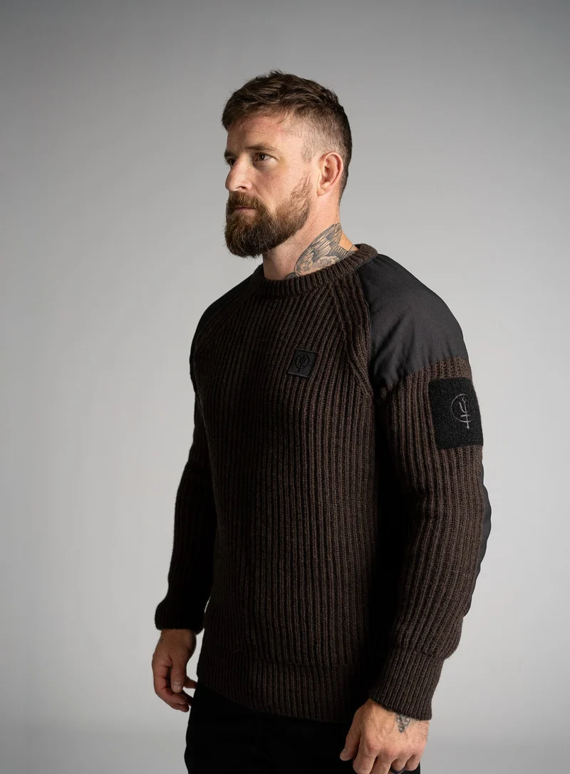 HERITECH-PULLOVER AUS RIPPSTRICK