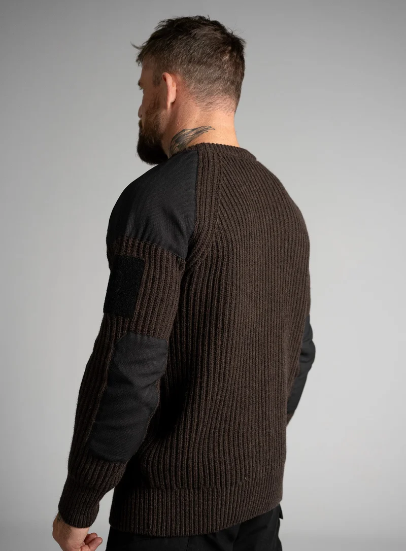 HERITECH-PULLOVER AUS RIPPSTRICK