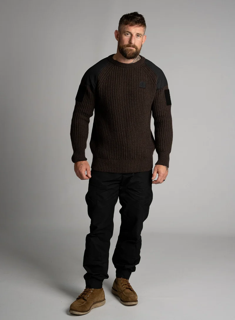 HERITECH-PULLOVER AUS RIPPSTRICK