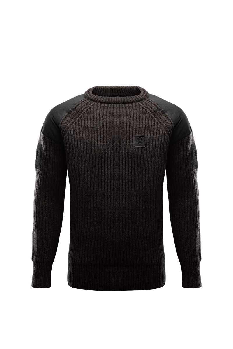 HERITECH-PULLOVER AUS RIPPSTRICK