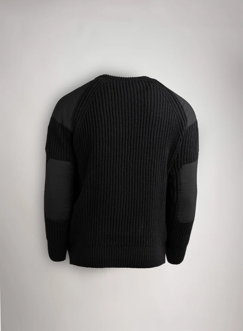 HERITECH-PULLOVER AUS RIPPSTRICK