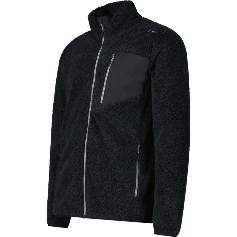 CMP Jacket Herren Fleecejacke titanio-mel-ghiaccio