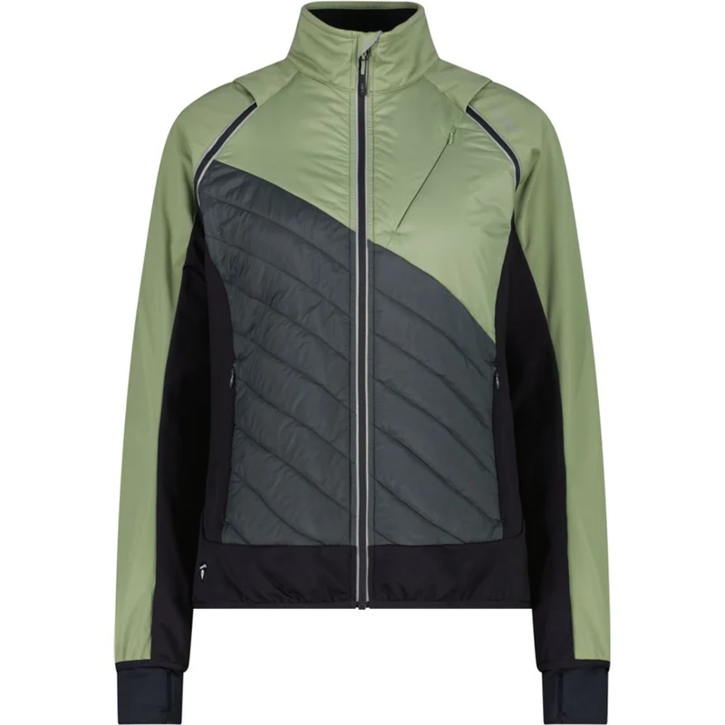 CMP Woman Jacket With Detachable Sleeves Damen Jacke green-tea
