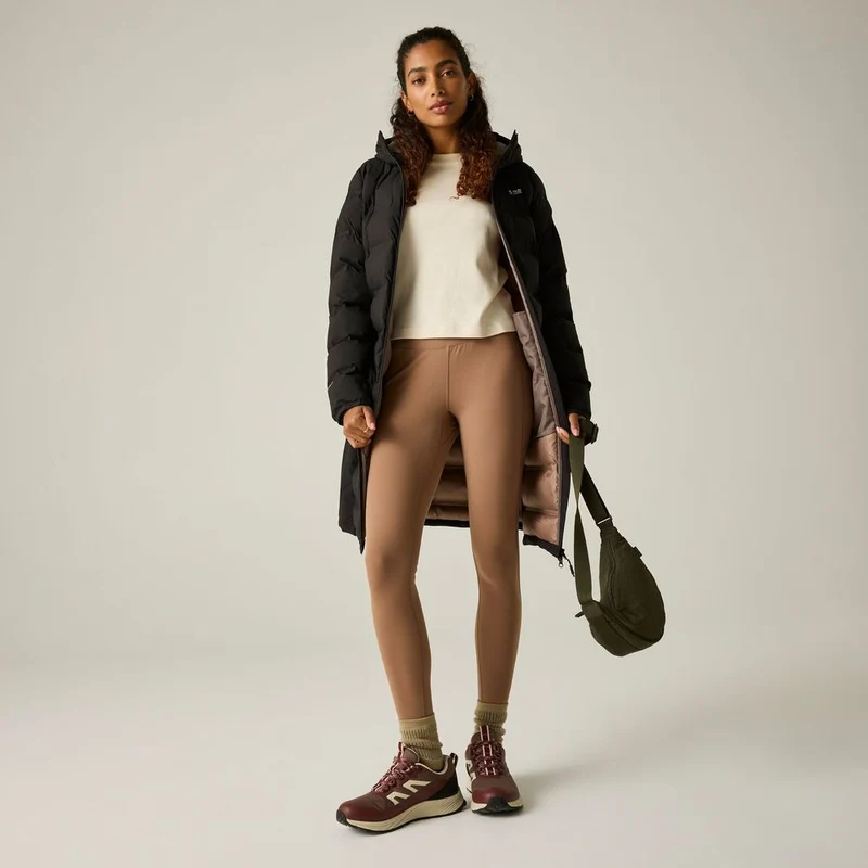 Regatta Altro Damen lange Thermojacke black (mocha)