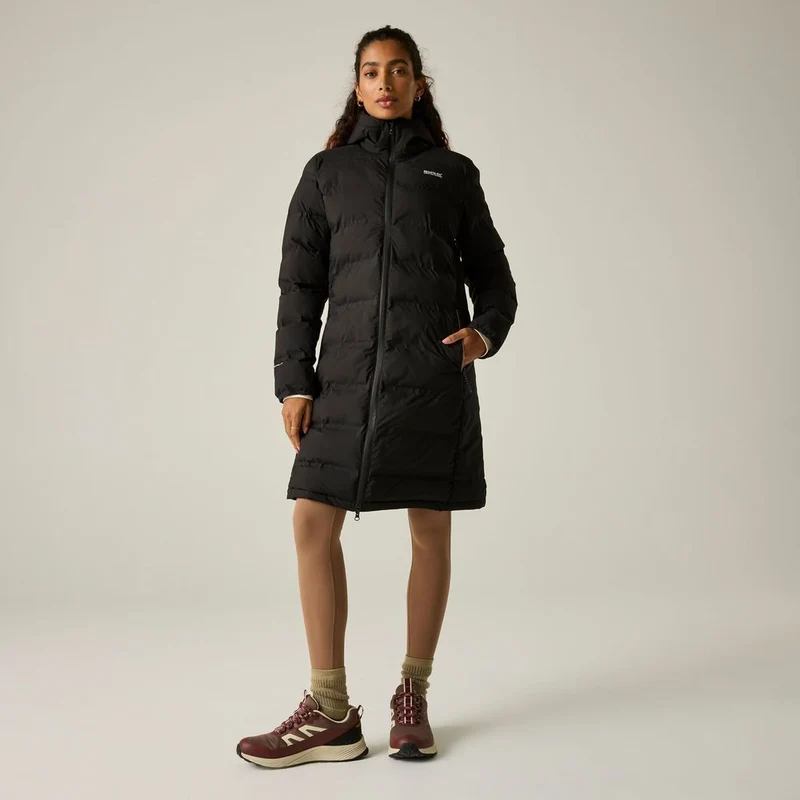 Regatta Altro Damen lange Thermojacke black (mocha)