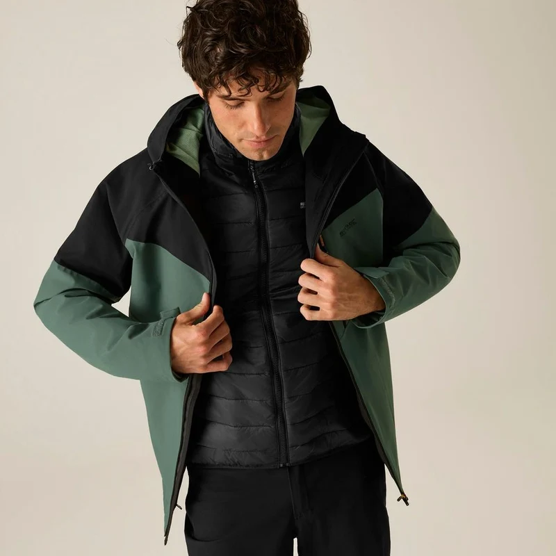 Regatta Wentwood 3in1 Herren 3-in-1-Jacke dark forest green-black