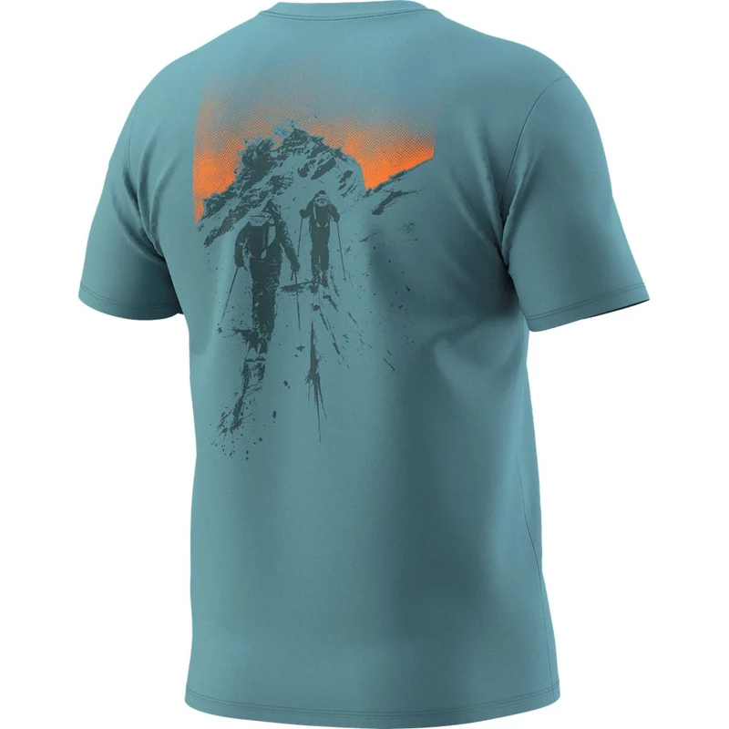 Dynafit Back Graphic Cotton T-Shirt Herren smoke-blue-approach