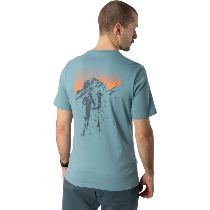 Dynafit Back Graphic Cotton T-Shirt Herren smoke-blue-approach