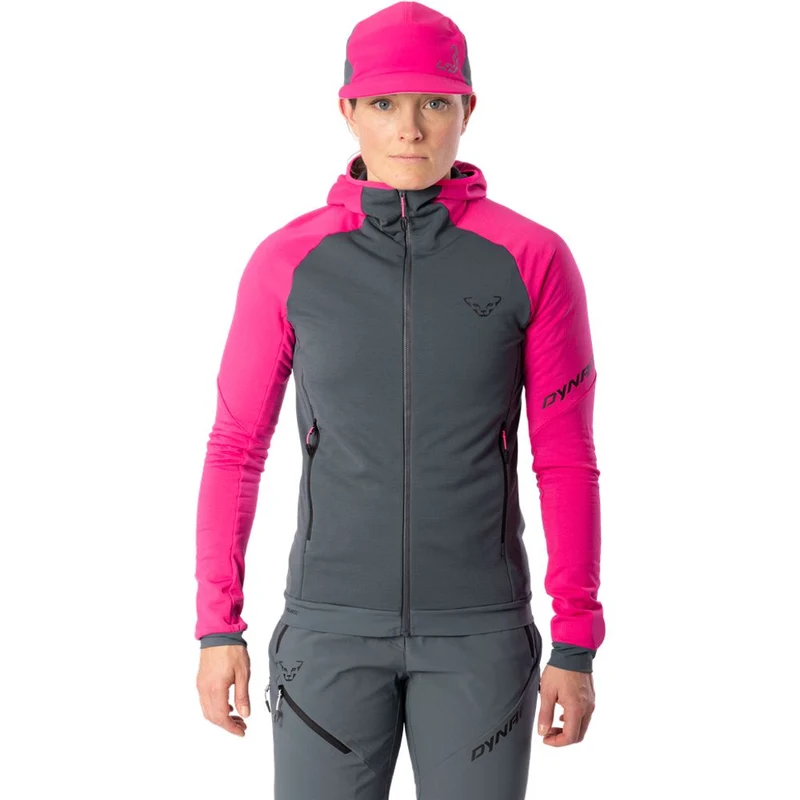 Dynafit Radical Polartec® Hooded Fleecejacke Damen flamingo