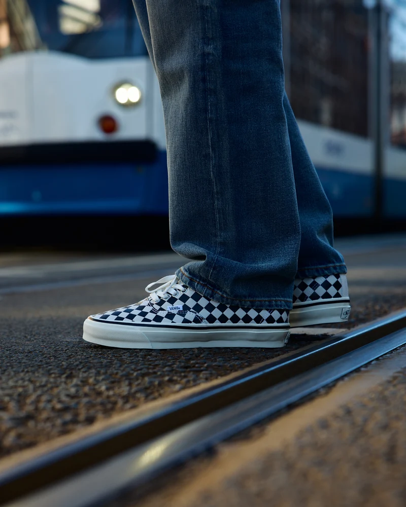 Vans LX Authentic 44 Diamond Check Black / White