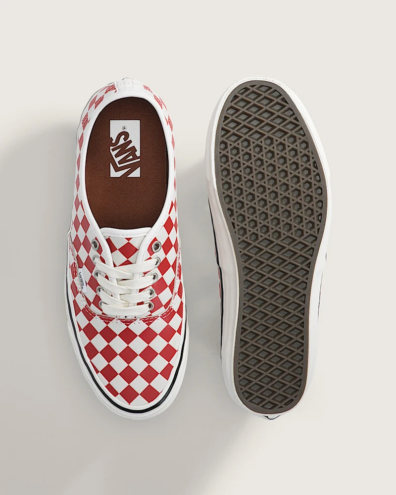 Vans LX Authentic 44 Diamond Check Red / Marshmallow